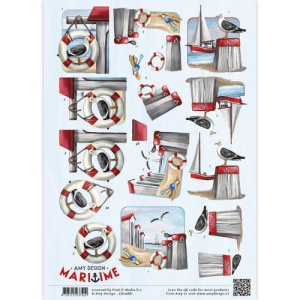 Amy Design knipvel marine CD10881 (Locatie: 2311)