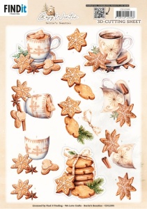 Berries Beauties knipvel Cosy Winter Cookies CD12395 (Locatie: 5736)