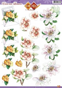 Card Deco knipvel bloemen CD10373 (Locatie: 1230)