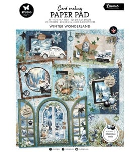 Card Making Pad Winter wonderland Essentials nr.20 SL-ES-CMP20 - Img 1