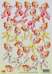 Carddeco knipvel ballet CD10029 (Locatie: 6747)