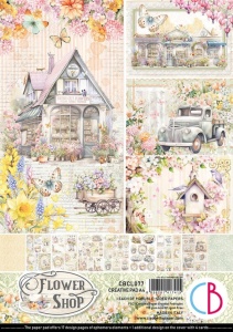 Ciao Bella Creative Pad Flower Shop A4 CBCL077