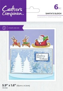 Crafter's Companion Clear Stamp and Die Santa's Sleigh CC-STD-SASL (locatie: i290) - Img 1