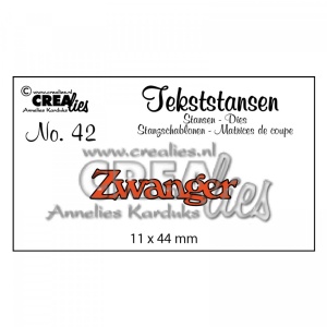 Crealies snijmal Zwanger CLTS42 (Locatie: i262)