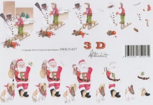 Creatief art Balen knipvel kerst SWK15 017 (Locatie: 4339)