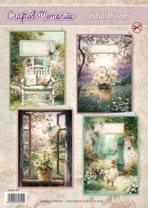 Creatief Art kaartenpakket In full Bloom CM-KIT-001 (Locatie: 5739)