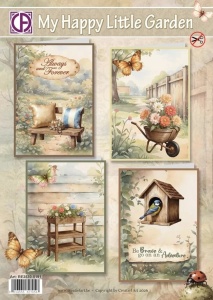 Creatief Art kaartenpakket My Happy Little Garden RE2530-0191 (Locatie: 4312)
