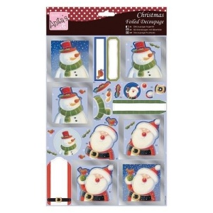 Docrafts Anita's stansvel Santa & Snowman ANT169590 (Locatie: grve)