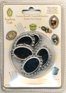 Epiphany Metal Settings Oval 5 stuks (Locatie: K3)