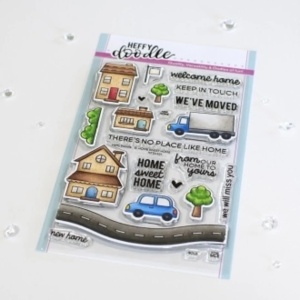 Heffy Doodle stempel en snijmal Home Sweet Home HFD0359