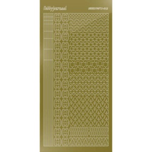 Hobbydots stickervel glanzend goud STDM127 (Locatie: N259 )