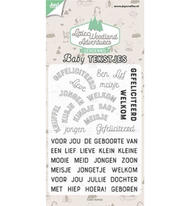 Joy! Clear Stamp Babytekstjes 6410/0514 (Locatie: NN196)