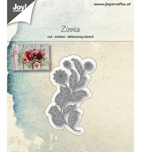 Joy! Crafts snij- embos- en debosmal bloem Zinnia 6002/1228 (Locatie: M019)