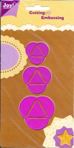 Joy! Crafts snij- en embosmal papierbol 3 stuks 6002/0105 (Locatie: I551)