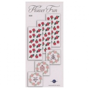 Kaartenpakket Flower Fun serie 020 Kerstmis (Locatie: 5030)