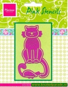 Marianne Design pink stencils PK 9005 (Locatie: D01 )