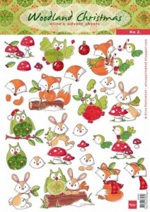 Marianne Design Woodland christmas AK0060 (Locatie: 2727)