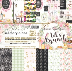 Memory Place Paperpack, 15,2 x 15,2 cm, Let's Brunch, MP-60872
