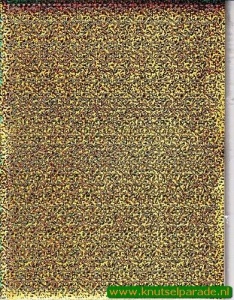 Multi dots sticker holografisch goud met bloemen (Locatie: 6852)