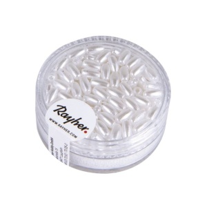 Rayher wachsoliven wit 150 stuks 6x3 mm 1641500