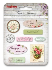 Scrapberry's stickers French Journey (Locatie: NN246)