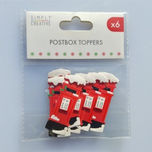 Simply Creative Postbox Toppers, 6 stuks, SCTOP087X21
