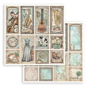 Stamperia Paperpack, 20x20cm, Symphony SBBS144 - Img 7