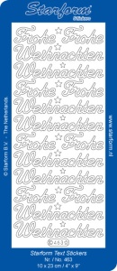 Starform sticker goud kerst 463 (Locatie: G343)