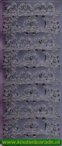 Starform sticker zilver vogels 8527 (Locatie: J350) - Img 2