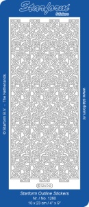 Starform stickervel randje goud 1260 (Locatie: a243)