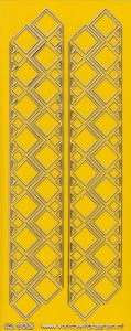 Stickervel donkergeel/goud nr. 3012 (Locatie: K167)