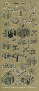 Stickervel goud cadeau's MD357009 (Locatie: u091) - Img 2