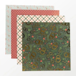 The Twelve Days of Christmas paper pad, 20.3x20.3cm, FEPAD243X21 - Img 4