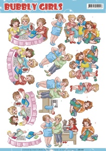 Yvonne Creations knipvel bubbly girls CD11161 (Locatie: 4313)