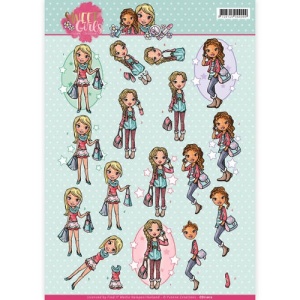 Yvonne Creations knipvel Sweet Girls CD11012 (Locatie: 1208)