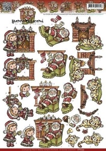 Yvonne Creations knipvel Warm Christmas CD10555 (Locatie: 1503)
