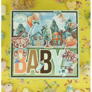 Yvonne Creations snijmal Welcome Baby YCD10300 (Locatie: i550) - Img 3