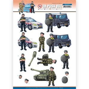 Yvonne Creations stansvel beroepen politie SB10552 (Locatie: 0335)