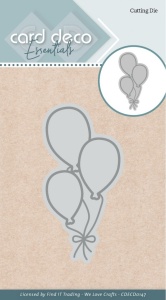 Card Deco snijmal Ballon CDECD0147 (Locatie: h347)