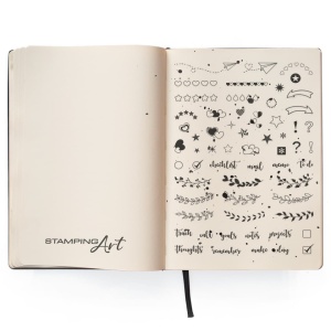 Ciao Bella Clear Stamp, 10cm x 15cm, Bullet Journal Planner, PS6068 (Locatie:) - Img 2