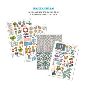 Ciao Bella Junk Journal A4 Riviera Dream Ephemera Book CBB027 (Locatie: 5737)  - Img 4