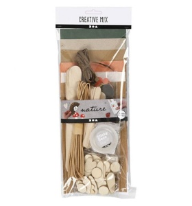 Creotime knutselset basismaterialen natuur 977444