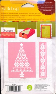 Cricut Cuttlebug 2 embossing folder Christmas Stitches & Border 2001415 (Locatie: K1) - Img 2