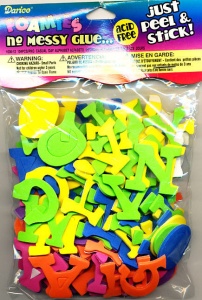 Darice foam stickers alfabet 104 stuks 1036-12 (Locatie: K3) - Img 2