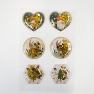 Dovecraft, 6 Shaker Stickers, kerstmis, DCSTK123X21 (Locatie: 0624) - Img 2