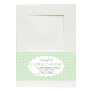 Dovecraft Window Card, 10 kaarten en enveloppen DCCE009 (Locatie: K3)