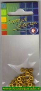 Eyelets geel 25 stuks nr. 20407/14 (Locatie: 1B )