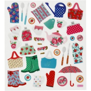 Glitter stickers, vel 15x16,5 cm, 27188 (Locatie: 0406)