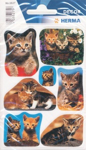 Herma stickers kattenfoto's 3 vel 3527 (Locatie: HE022) - Img 2