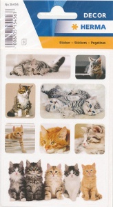 Herma stickers kleine katjes 3 vel 15456 (Locatie: HE050)
